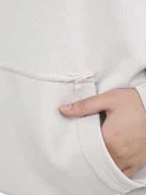 Худі жіночий  колір світло-сірий ЦБ-00283748 модель ЦБ-00283748 Фото