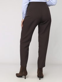 Штани жіночі  колір темно-коричневий ЦБ-00283824 модель ЦБ-00283824 Фото