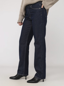 Джинси straight жіночі  колір темно-синій ЦБ-00283991 модель ЦБ-00283991 Фото