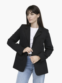 Жакет женский  цвет черный ЦБ-00284295 модель ЦБ-00284295 Фото