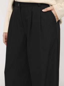 Штани палаццо жіночі  колір чорний ЦБ-00284296 модель ЦБ-00284296 Фото