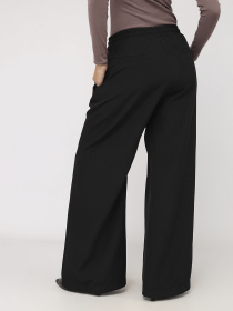 Штаны палаццо женские  цвет черный ЦБ-00284297 модель ЦБ-00284297 Фото