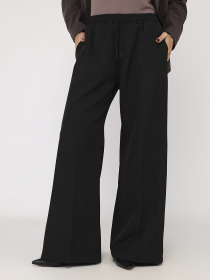 Штаны палаццо женские  цвет черный ЦБ-00284297 модель ЦБ-00284297 Фото