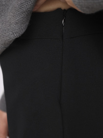 Штаны клёш женские  цвет черный ЦБ-00284383 модель ЦБ-00284383 Фото