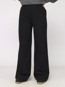 Штаны клёш женские  цвет черный ЦБ-00284383 модель ЦБ-00284383 Фото