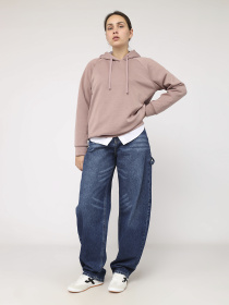 Худі жіночий  колір пудровий ЦБ-00284388 модель ЦБ-00284388 Фото