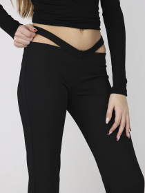 Лосини жіночі  колір чорний ЦБ-00284421 модель ЦБ-00284421 Фото