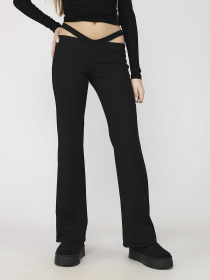 Лосини жіночі  колір чорний ЦБ-00284421 модель ЦБ-00284421 Фото