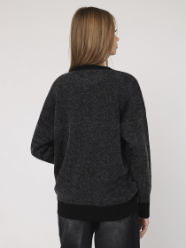 Джемпер жіночий  колір чорний ЦБ-00285265 модель ЦБ-00285265 Фото