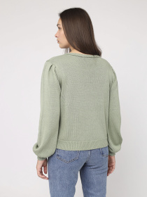 Кардиган жіночий  колір зелений ЦБ-00285729 модель ЦБ-00285729 Фото