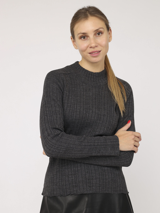 Гольф жіночий  колір темно-сірий ЦБ-00285985 модель ЦБ-00285985 Фото