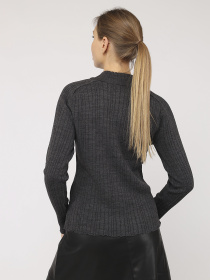 Гольф жіночий  колір темно-сірий ЦБ-00285985 модель ЦБ-00285985 Фото