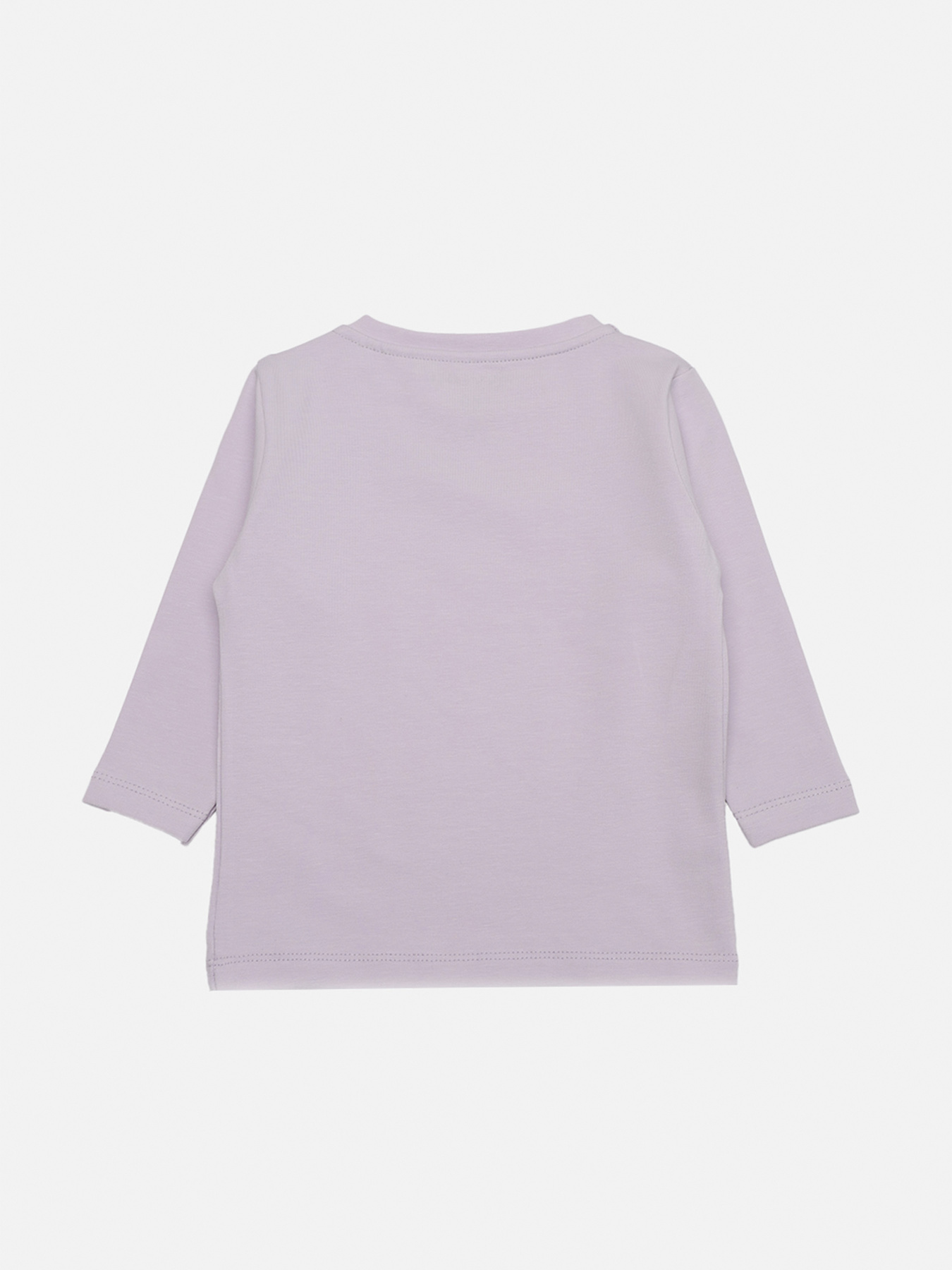 Футболка з довгим рукавом для дівчинки  колір бузковий ЦБ-00286102 модель ЦБ-00286102 Фото