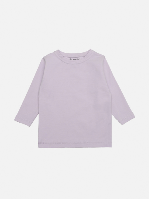Футболка з довгим рукавом для дівчинки  колір бузковий ЦБ-00286102 модель ЦБ-00286102 Фото