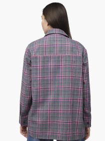 Сорочка з довгим рукавом жіноча  колір рожевий ЦБ-00286259 модель ЦБ-00286259 Фото