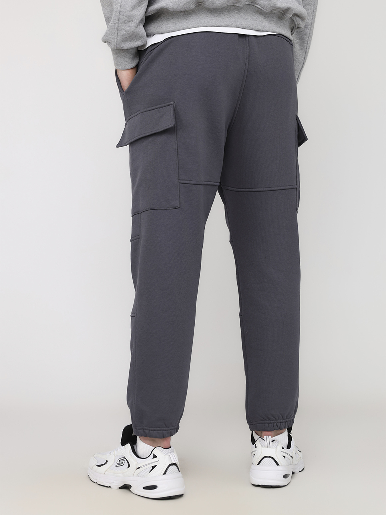 Штани спортивні чоловічі  колір графіт ЦБ-00286345 модель ЦБ-00286345 Фото