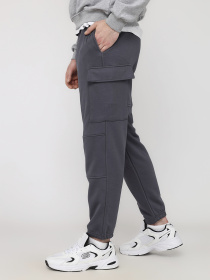 Штани спортивні чоловічі  колір графіт ЦБ-00286345 модель ЦБ-00286345 Фото