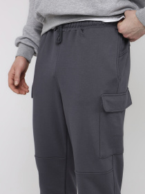 Штани спортивні чоловічі  колір графіт ЦБ-00286345 модель ЦБ-00286345 Фото