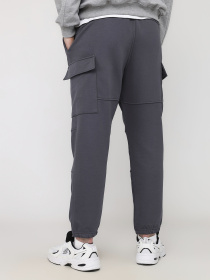 Штани спортивні чоловічі  колір графіт ЦБ-00286345 модель ЦБ-00286345 Фото