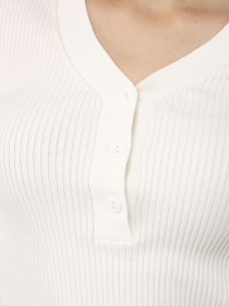 Пуловер жіночий  колір молочний ЦБ-00286562 модель ЦБ-00286562 Фото