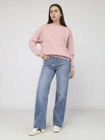 Світшот жіночий  колір рожевий ЦБ-00287133 модель ЦБ-00287133 Фото