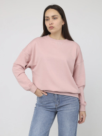 Світшот жіночий  колір рожевий ЦБ-00287133 модель ЦБ-00287133 Фото