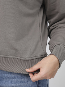 Світшот жіночий  колір темно-сірий ЦБ-00287134 модель ЦБ-00287134 Фото