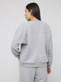 Світшот жіночий  колір сірий ЦБ-00287135 модель ЦБ-00287135 Фото