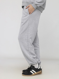 Штани спортивні жіночі  колір сірий ЦБ-00287136 модель ЦБ-00287136 Фото