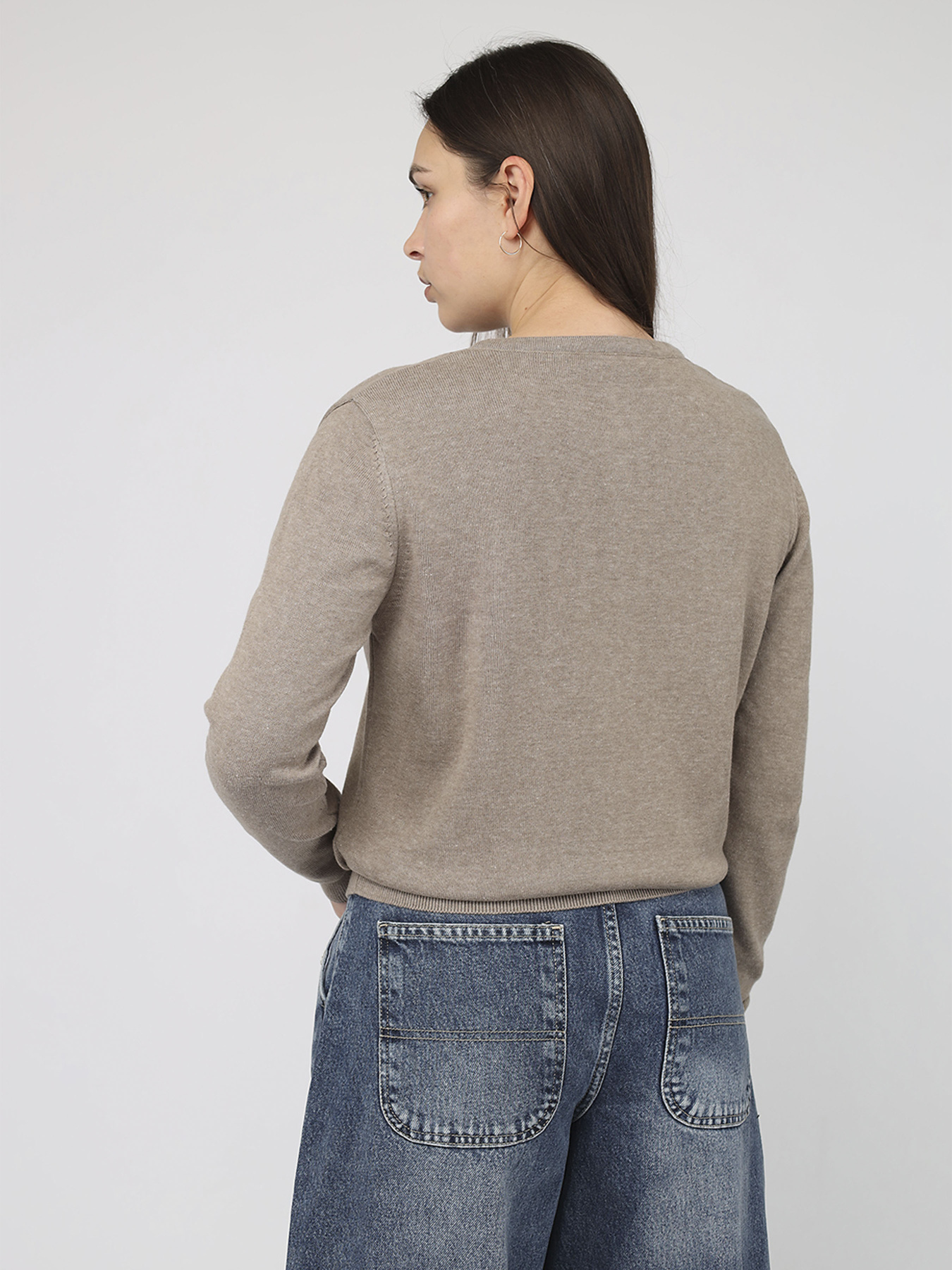 Кардиган женский  цвет капучино ЦБ-00287463 модель ЦБ-00287463 Фото