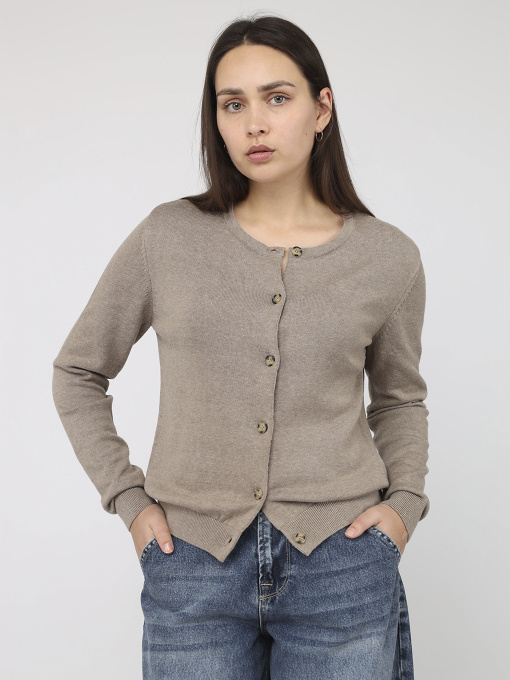 Кардиган женский  цвет капучино ЦБ-00287463 модель ЦБ-00287463 Фото