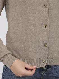 Кардиган женский  цвет капучино ЦБ-00287463 модель ЦБ-00287463 Фото