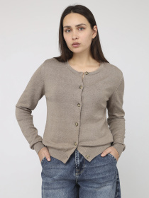 Кардиган женский  цвет капучино ЦБ-00287463 модель ЦБ-00287463 Фото