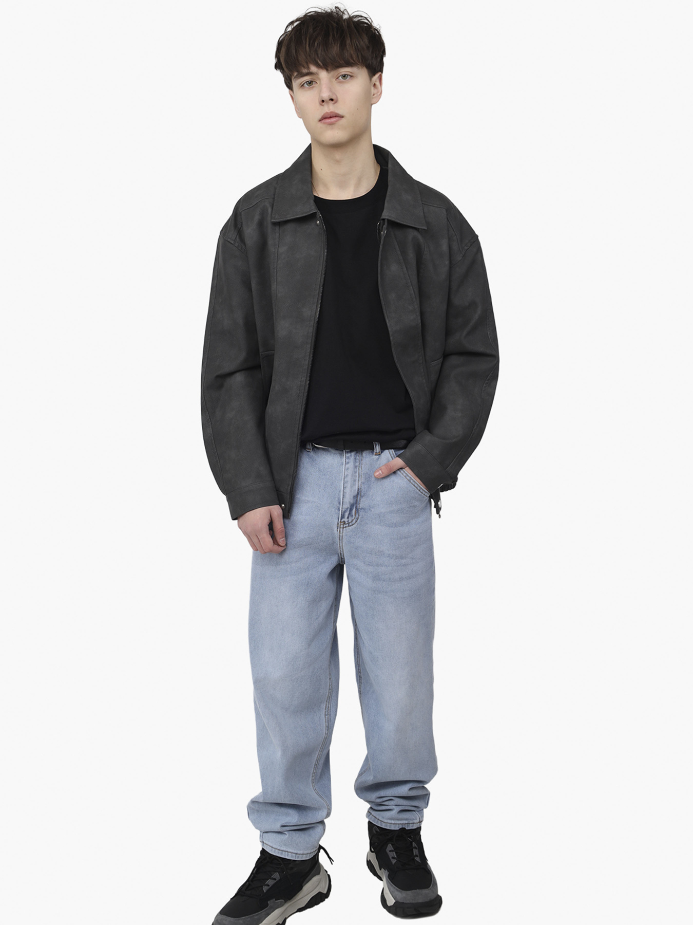 Куртка мужская  цвет темно-серый ЦБ-00288122 модель ЦБ-00288122 Фото