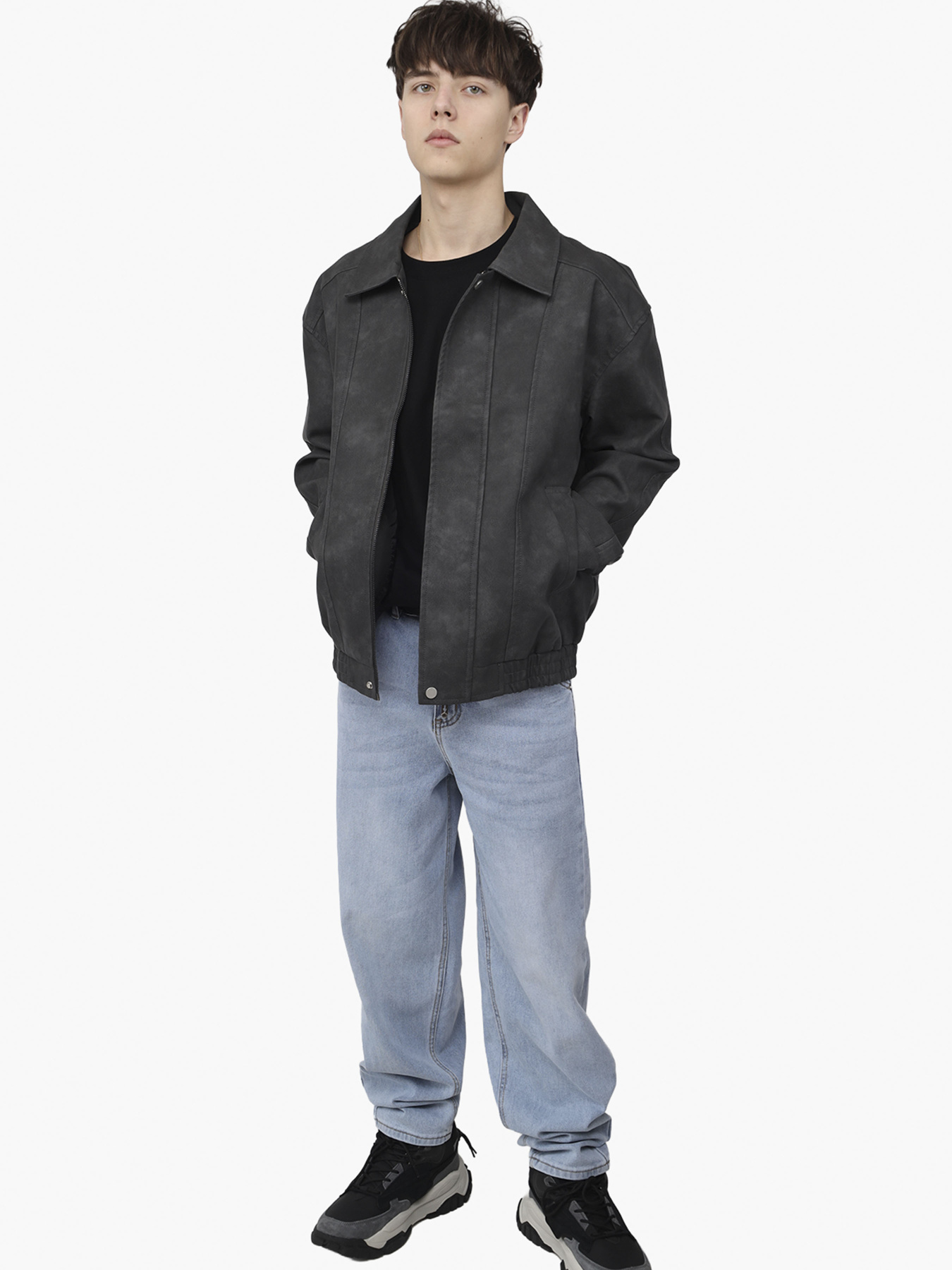 Куртка мужская  цвет темно-серый ЦБ-00288122 модель ЦБ-00288122 Фото