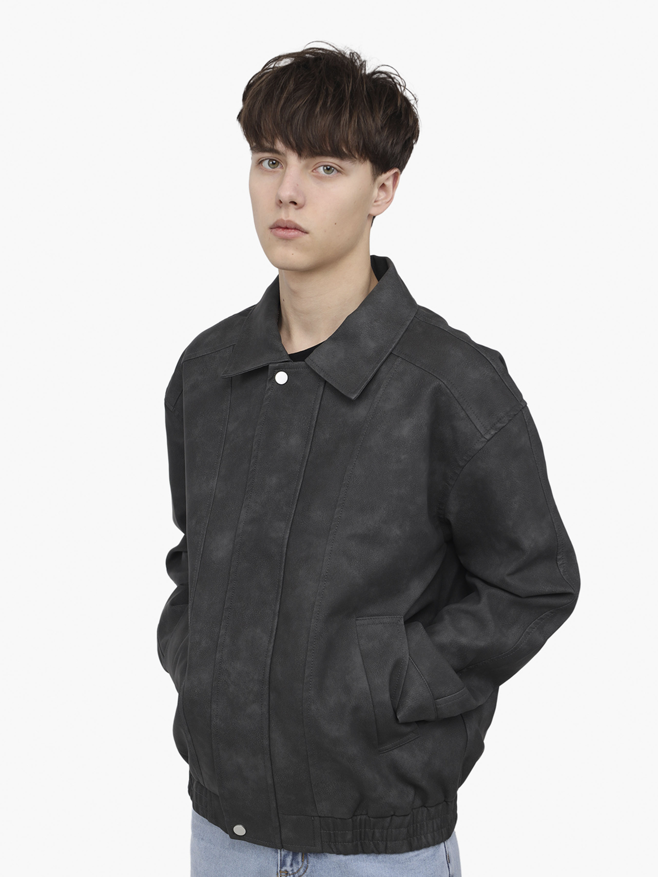 Куртка мужская  цвет темно-серый ЦБ-00288122 модель ЦБ-00288122 Фото