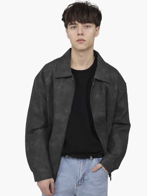 Куртка чоловіча  колір темно-сірий ЦБ-00288122 модель ЦБ-00288122 Фото