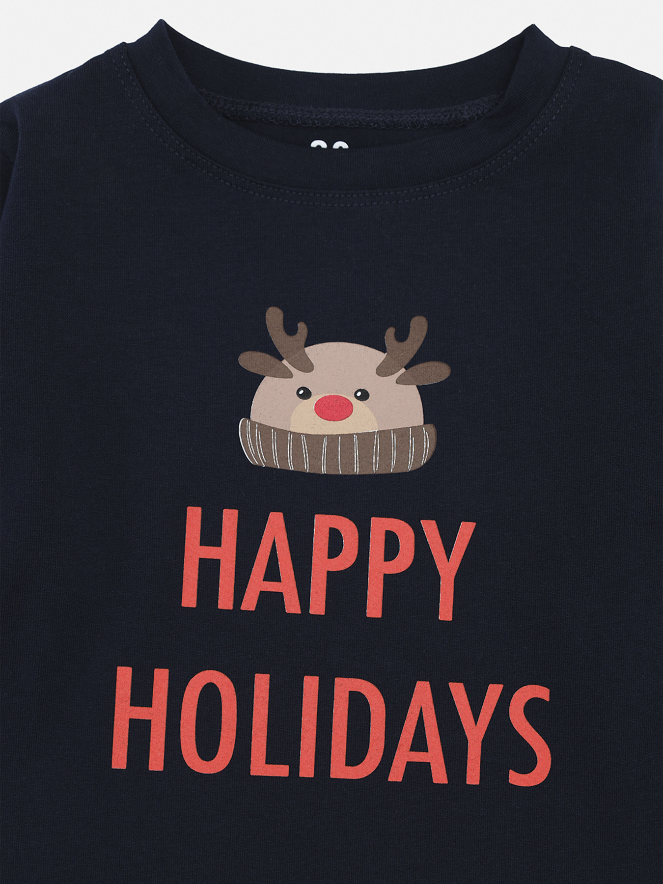 Футболка з довгим рукавом для хлопчика  колір темно-синій ЦБ-00288374 модель ЦБ-00288374 Фото