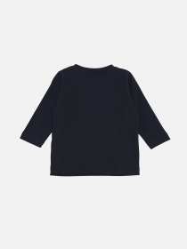 Футболка з довгим рукавом для хлопчика  колір темно-синій ЦБ-00288374 модель ЦБ-00288374 Фото
