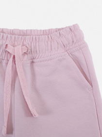 Штаны спортивные для девочки  цвет светло-розовый ЦБ-00288394 модель ЦБ-00288394 Фото