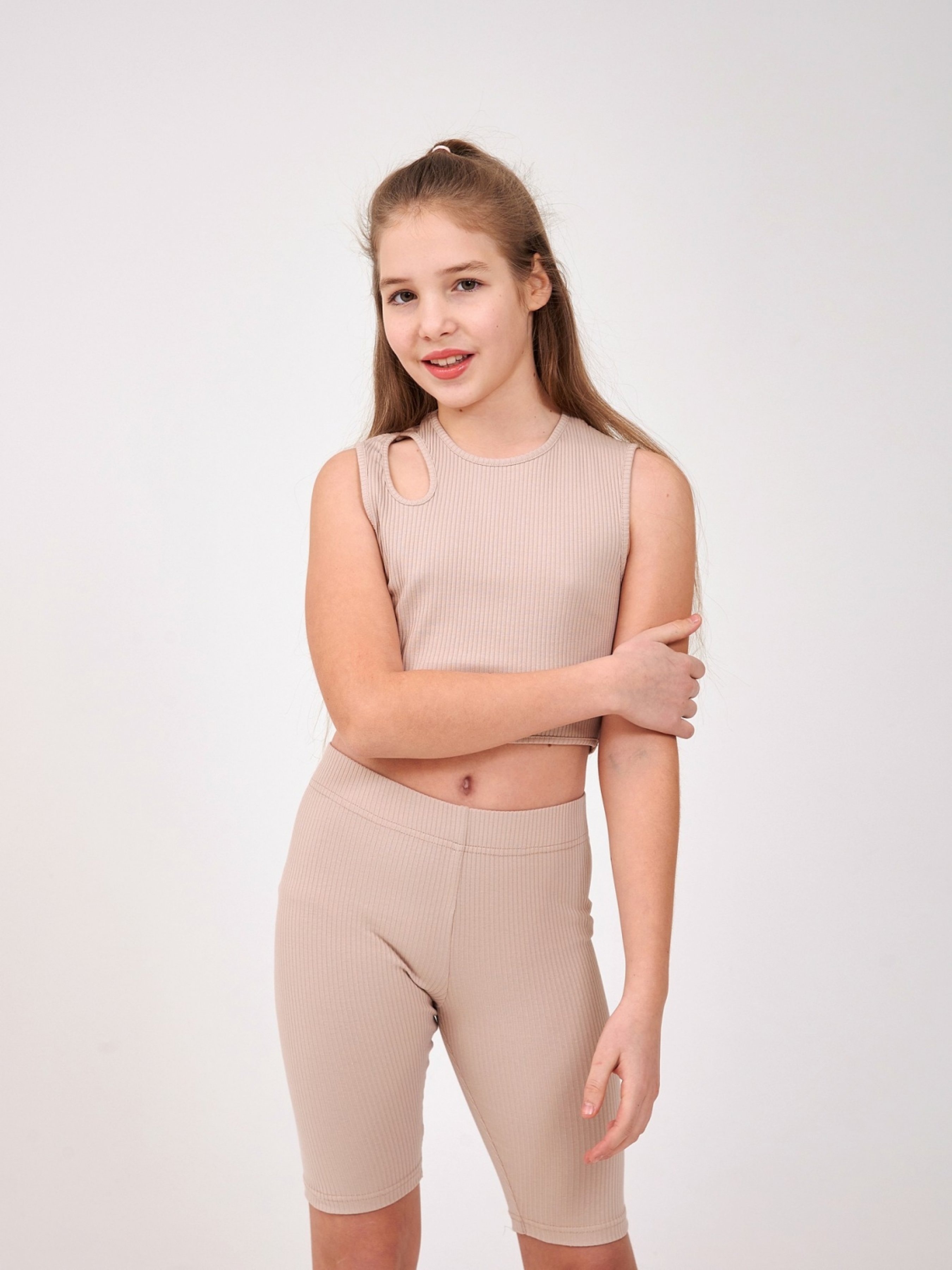 Бавовняні Дитячі Велосипедки SMIL  (smil_112466-1-bezevyj) колір бежевий SMIL - купити в Україні