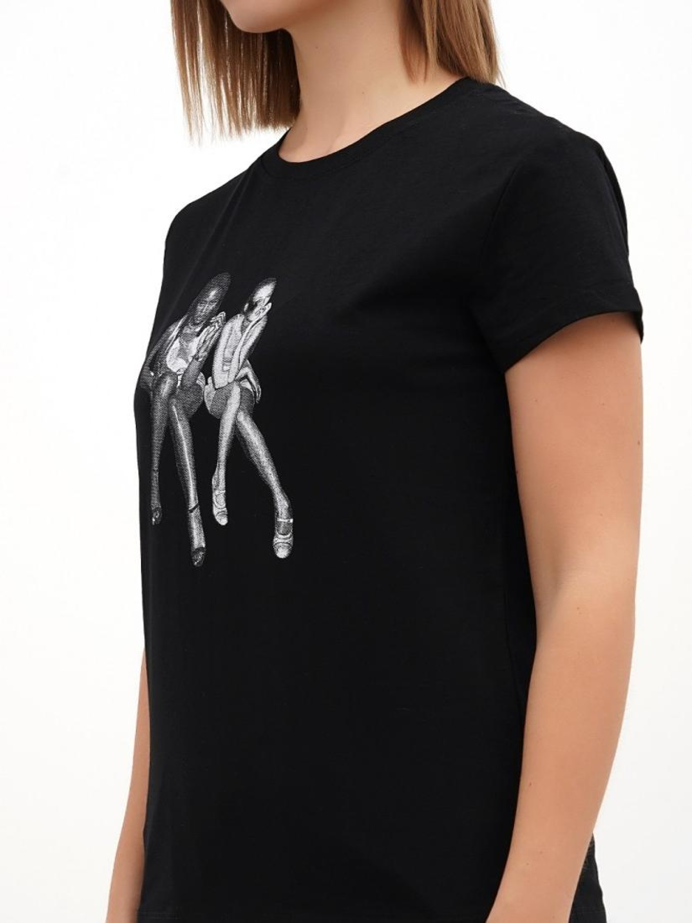 Футболка женская Чёрный STREAM модель 659827 Фото