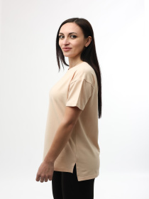 Футболка женская Бежевый STREAM модель 669045 Фото