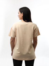 Футболка женская Бежевый STREAM модель 669045 Фото