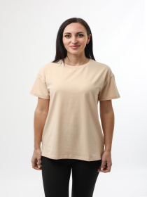 Футболка женская Бежевый STREAM модель 669045 Фото