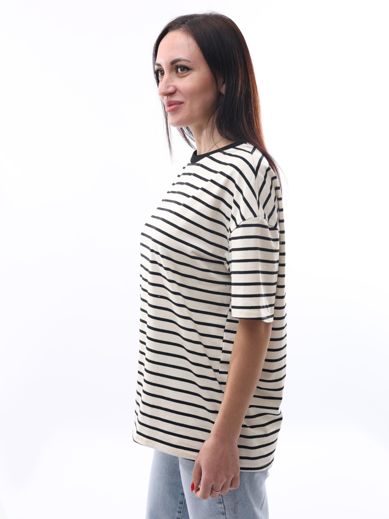 Футболка жіноча Молочний EST.1991 модель 672063 Фото