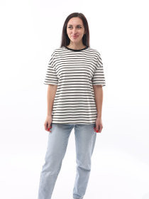 Футболка женская Белый EST.1991 модель 672064 Футболка женская Белый EST.1991 модель 672064 Фото