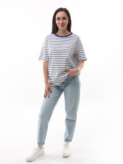 Футболка женская Синий EST.1991 модель 672065 Фото