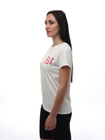 Футболка жіноча Білий EST.1991 модель 673689 Футболка жіноча Білий EST.1991 модель 673689 Фото