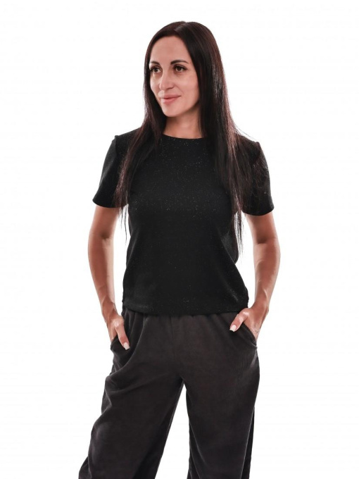 Футболка женская Чёрный STREAM модель 686823 Фото